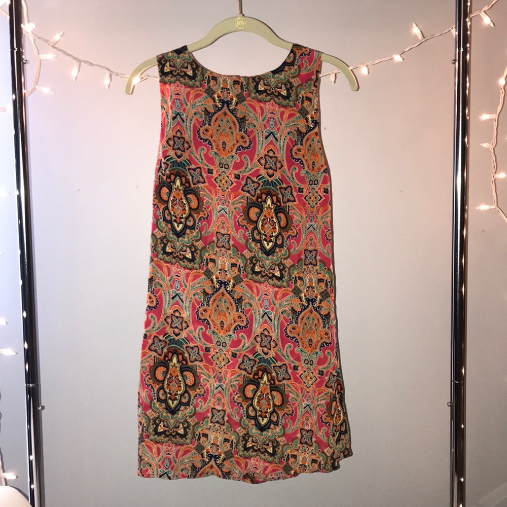 Patterned Shift Dress